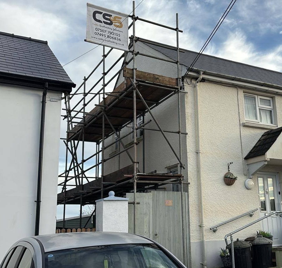 Domestic scaffolding Pembrokeshire